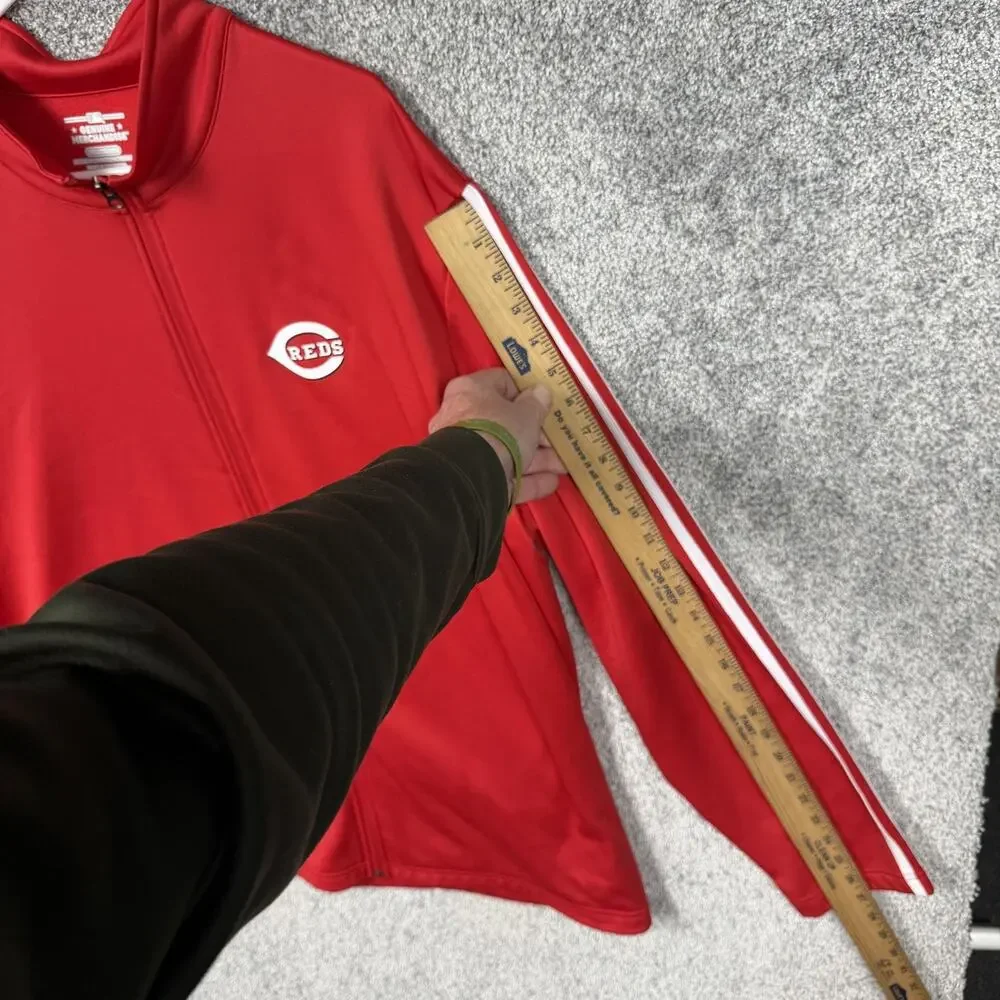 Cincinnati Reds MLB Baseball Track Jacket 2XL Game Fan Gear Gorpcore Streetwear